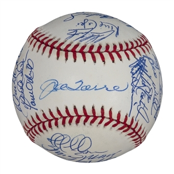 1998 New York Yankees Team Signed Official World Series Baseball With 31 Signatures (PSA/DNA)